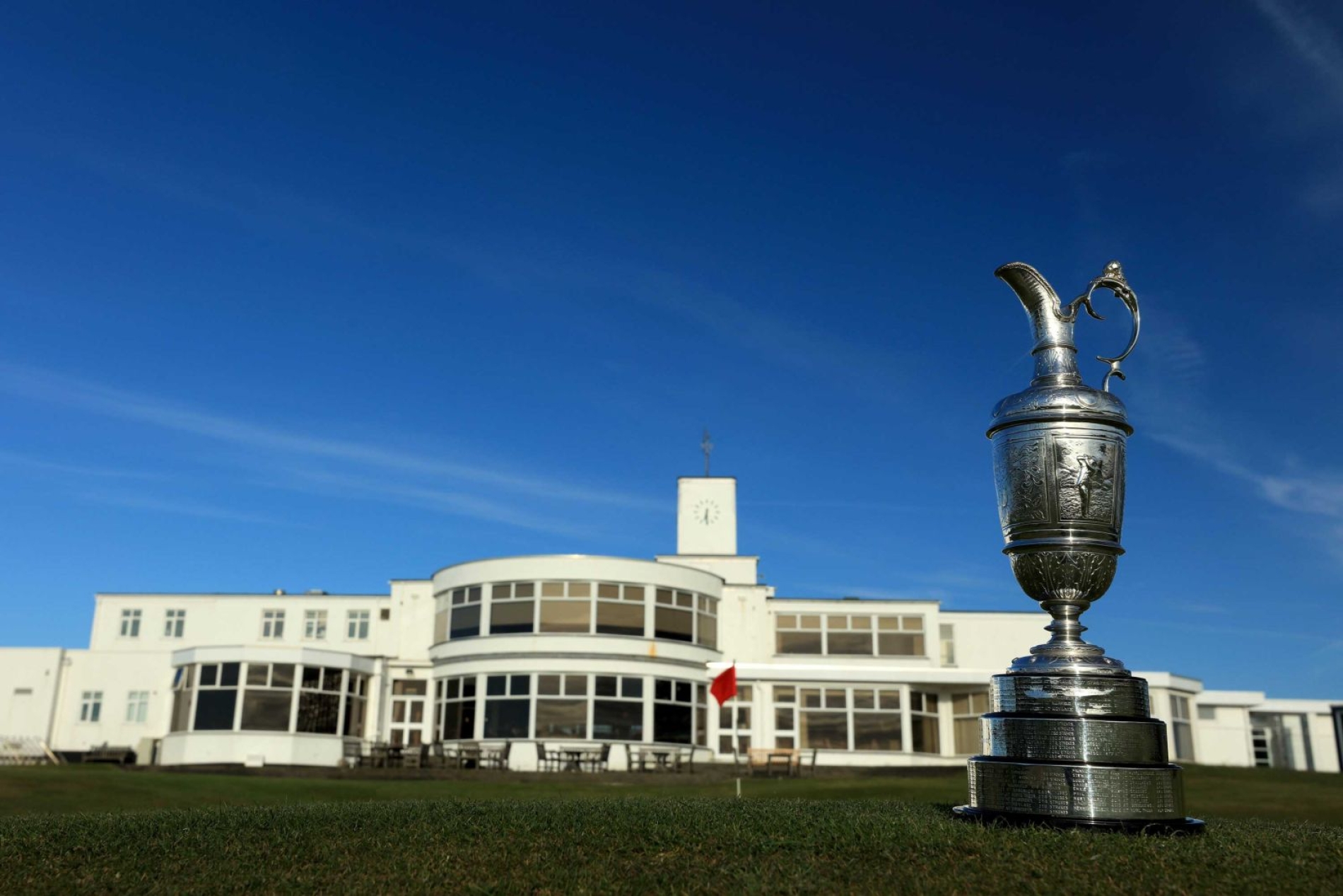 Iconic clubhouse, iconic trophy. Picture: The R&A