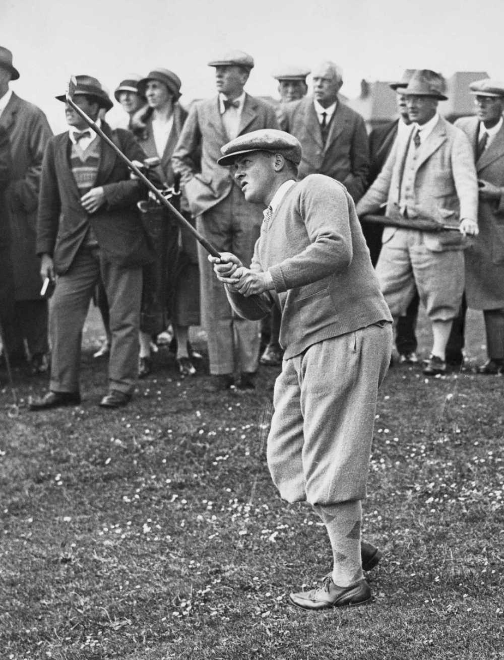Bobby Jones in action at The Open, Royal Lytham, 1926. Picture: The R&A