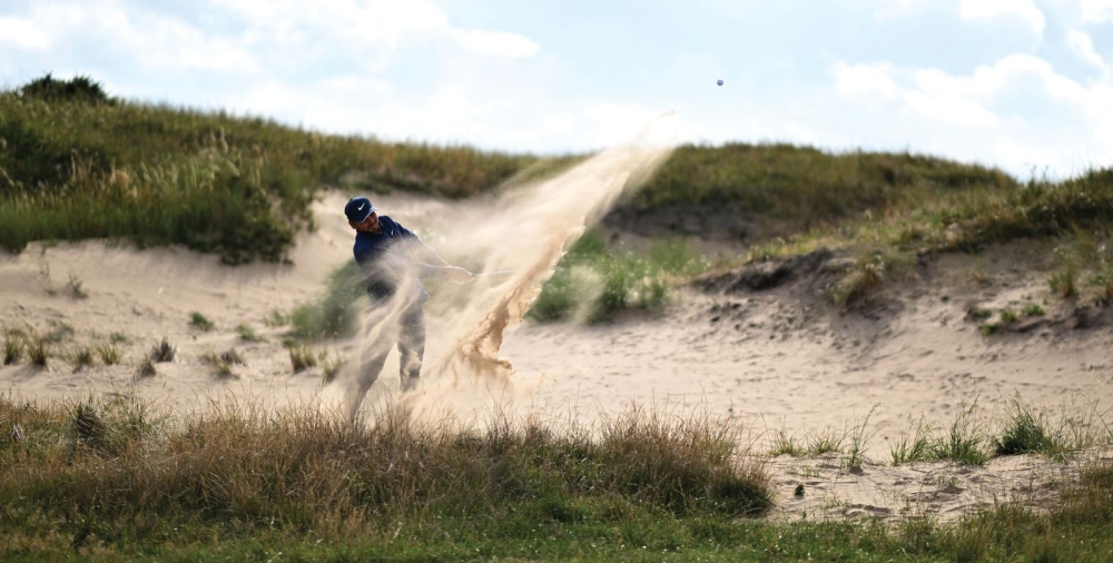Sadly sand is finite - though maybe Jason Day wasn’t feeling that way last year. Picture: The R&A.
