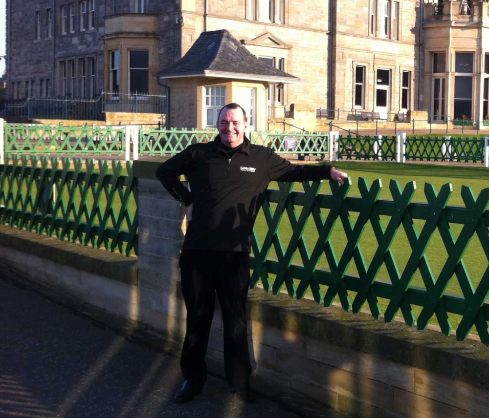 Craig shortly before he was evicted from the Home of Golf.