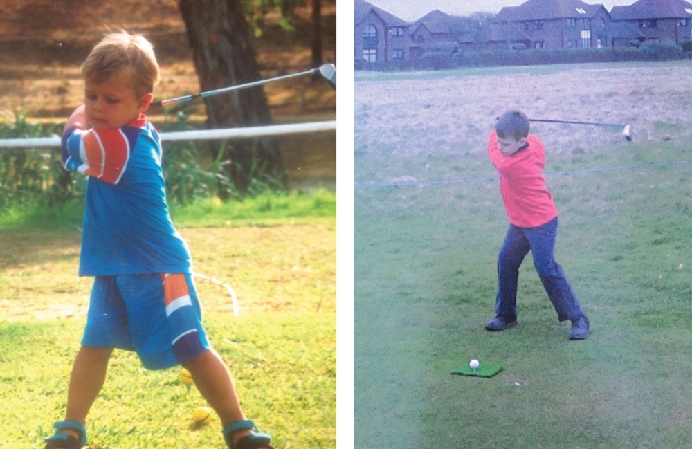 Left: Matt Jordan back in the day. Right: Matt getting on a bit - and maybe beginning to dream
