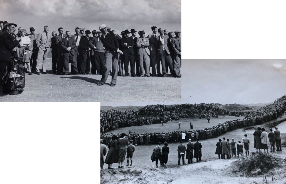 Two pictures of Ronnie White in his pomp - events and courses unknown.